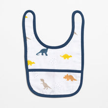 Load image into Gallery viewer, Classic Muslin Bib - Little Dino