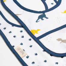 Load image into Gallery viewer, Classic Muslin Bib - Little Dino