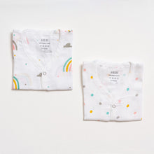 Load image into Gallery viewer, Muslin Jabla set - Follow the Rainbow (2 Pcs)