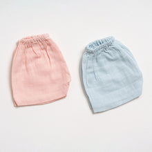 Load image into Gallery viewer, Muslin Shorts - Blue Pink