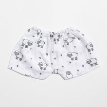 Load image into Gallery viewer, Muslin Shorts - Counting sheep