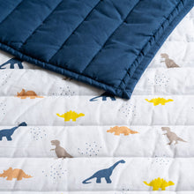 Load image into Gallery viewer, Toddler Quilt - Little Dino
