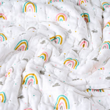 Load image into Gallery viewer, Baby Quilt - Follow the Rainbow