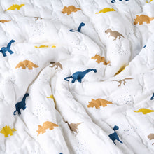 Load image into Gallery viewer, Baby Quilt - Little Dino