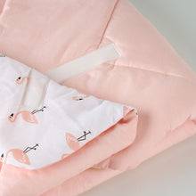 Load image into Gallery viewer, Receiving Blanket - Tropical Flamingo