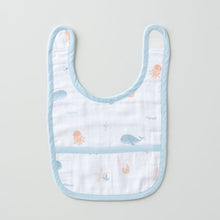 Load image into Gallery viewer, Classic Muslin Bib - Under the Sea