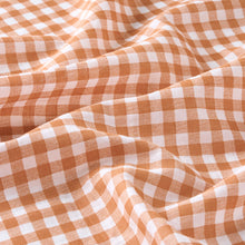 Load image into Gallery viewer, Swaddle - Gingham Checks Brown