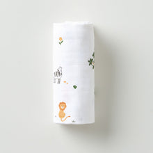Load image into Gallery viewer, Muslin Swaddle - Wild Safari