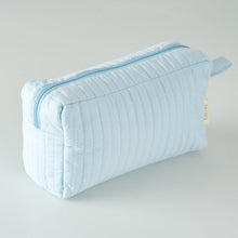 Load image into Gallery viewer, Quilted Pouch - Baby Blue