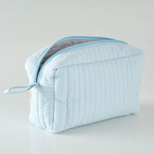 Load image into Gallery viewer, Quilted Pouch - Baby Blue
