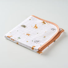Load image into Gallery viewer, Reversible Muslin Blanket - Wild Safari