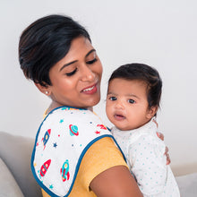 Load image into Gallery viewer, Burp cloth - Tropical Flamingo