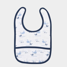 Load image into Gallery viewer, Aariro's Classic Muslin Bib - Nautical Print