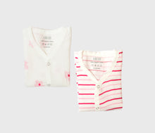 Load image into Gallery viewer, Muslin Jabla set - Pink Floral (2 Pcs)