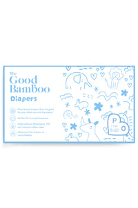 Bamboo Diapers - XXS/Preemie ( <3 Kgs) - Tape Style - 40 Diapers