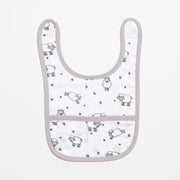 Classic Muslin Bib - Counting Sheep