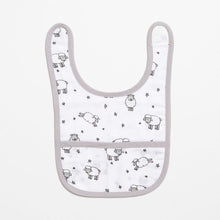 Load image into Gallery viewer, Classic Muslin Bib - Counting Sheep
