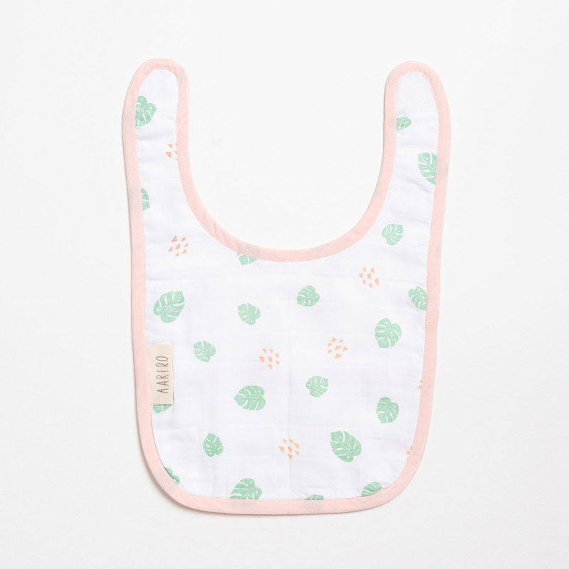 Classic Muslin Bib - Tropical Flamingo