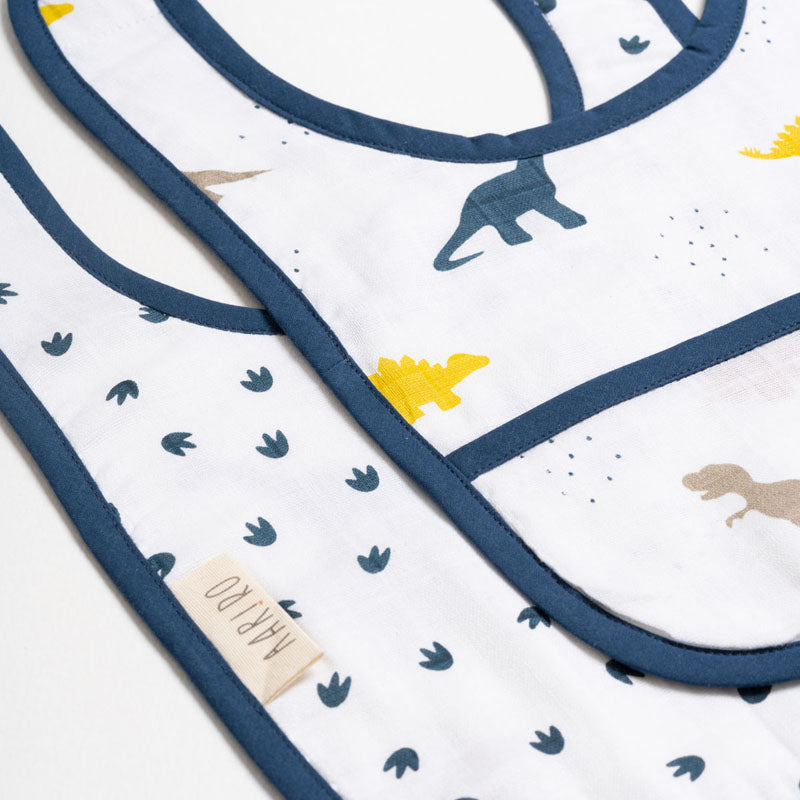 Classic Muslin Bib - Little Dino