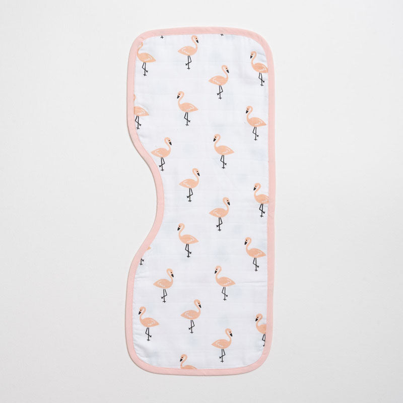 Burp cloth - Tropical Flamingo