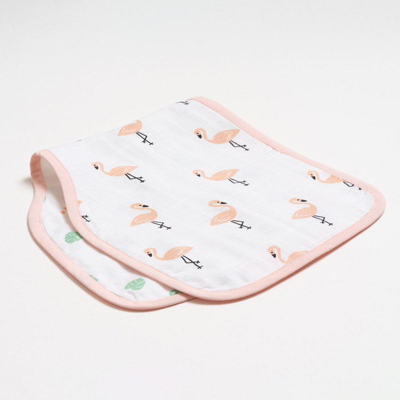 Burp cloth - Tropical Flamingo