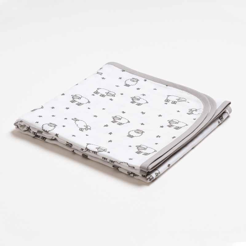 Reversible Muslin Blanket - Counting Sheep