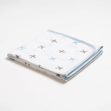 Load image into Gallery viewer, Reversible Muslin Blanket - Dream Big
