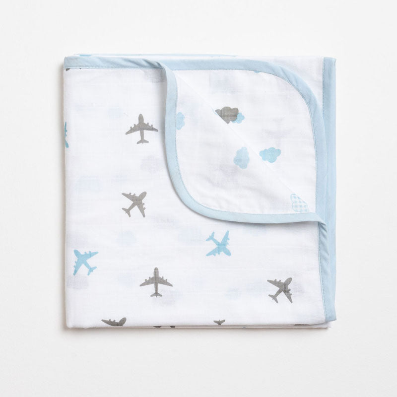 Reversible Muslin Blanket - Dream Big