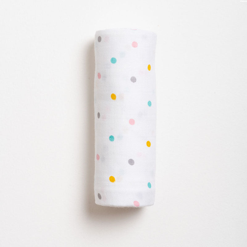 Muslin Swaddle - Follow the Rainbow