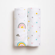 Muslin Swaddle - Follow the Rainbow