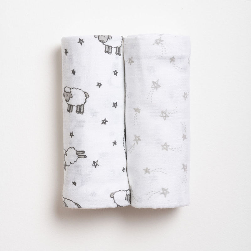 Muslin Swaddle - Counting Sheep