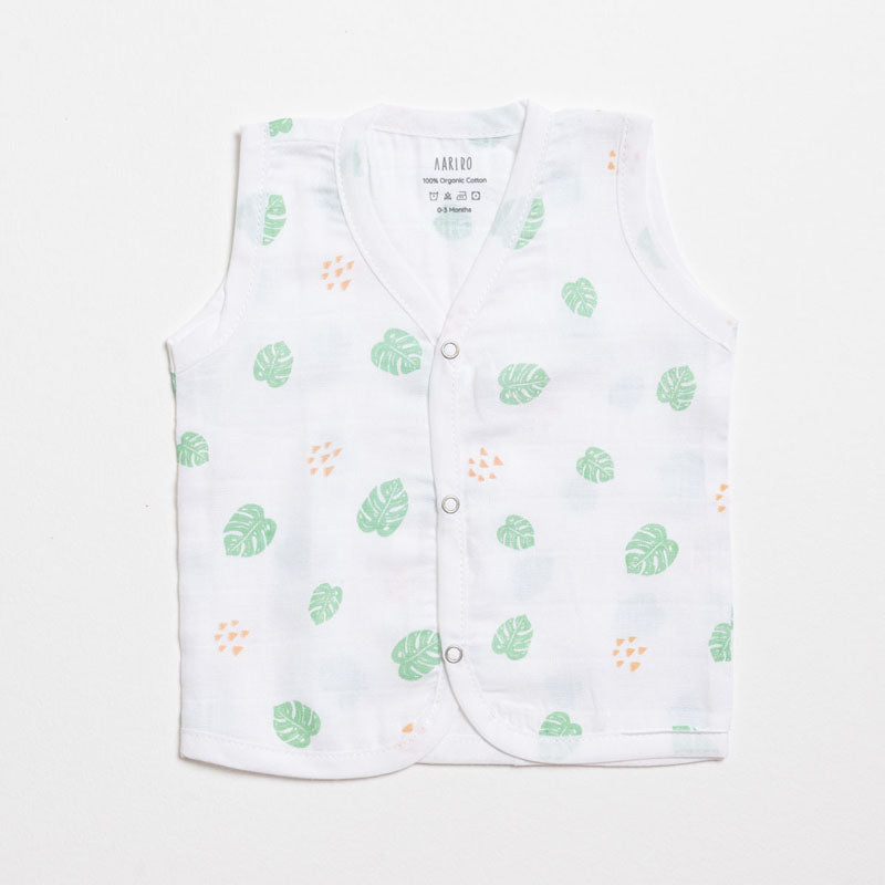 Muslin Jabla set - Tropical flamingo (2 Pcs)