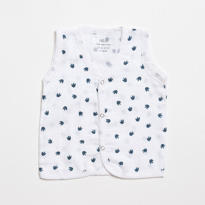Muslin Jabla set -Little Dino (2 Pcs)