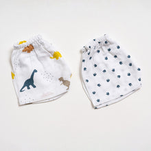 Load image into Gallery viewer, Muslin Shorts - Little Dino
