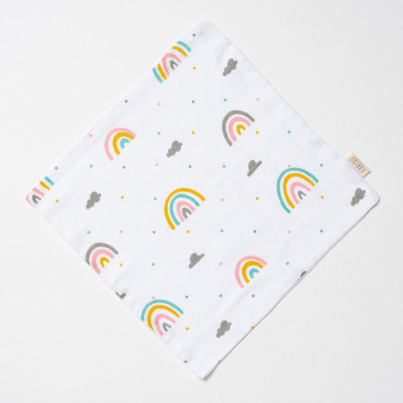 Muslin Washcloth - Follow the rainbow