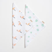 Muslin Washcloth - Tropical Flamingo