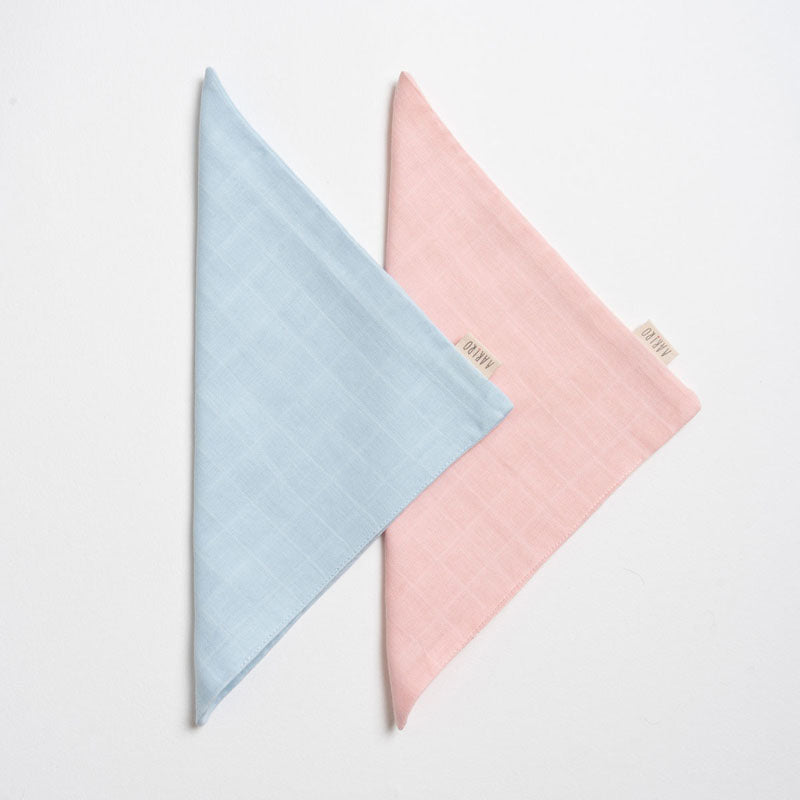 Muslin Washcloth - Pink blue