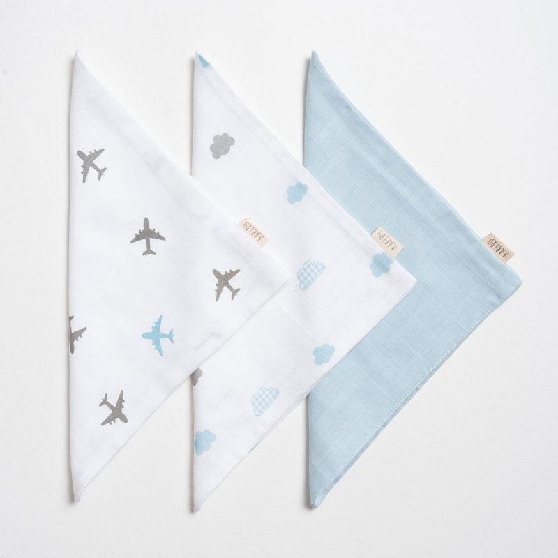 Muslin Washcloth - Dream Big (3pcs)