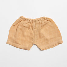 Load image into Gallery viewer, Muslin Shorts - Blue Pink Beige (3pcs)
