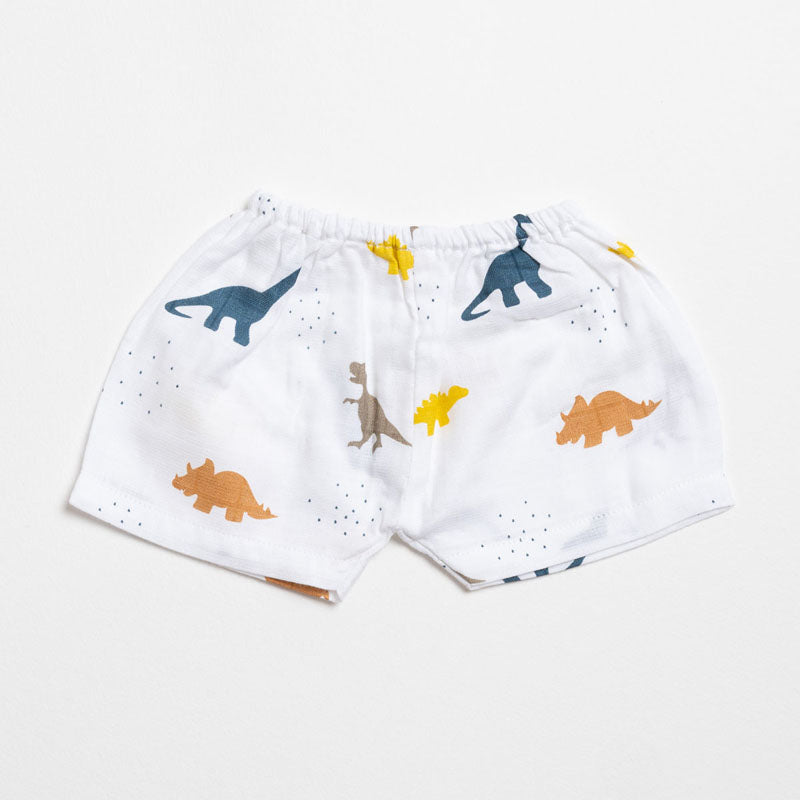 Muslin Shorts - Little Dino