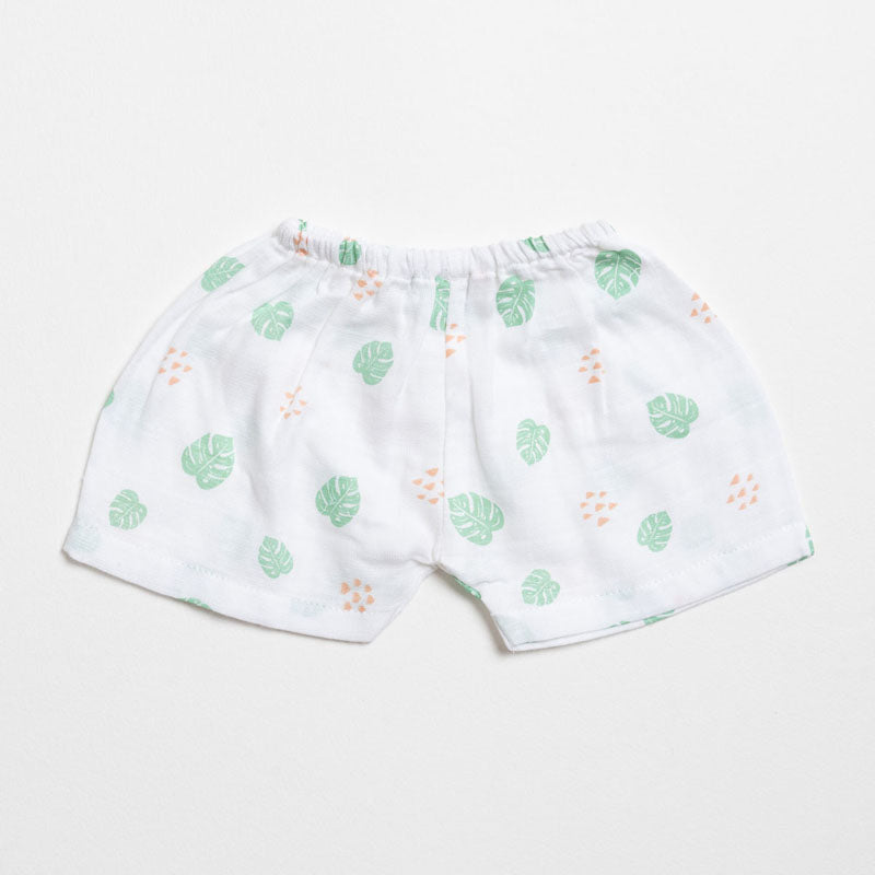 Muslin Shorts - Tropical flamingo
