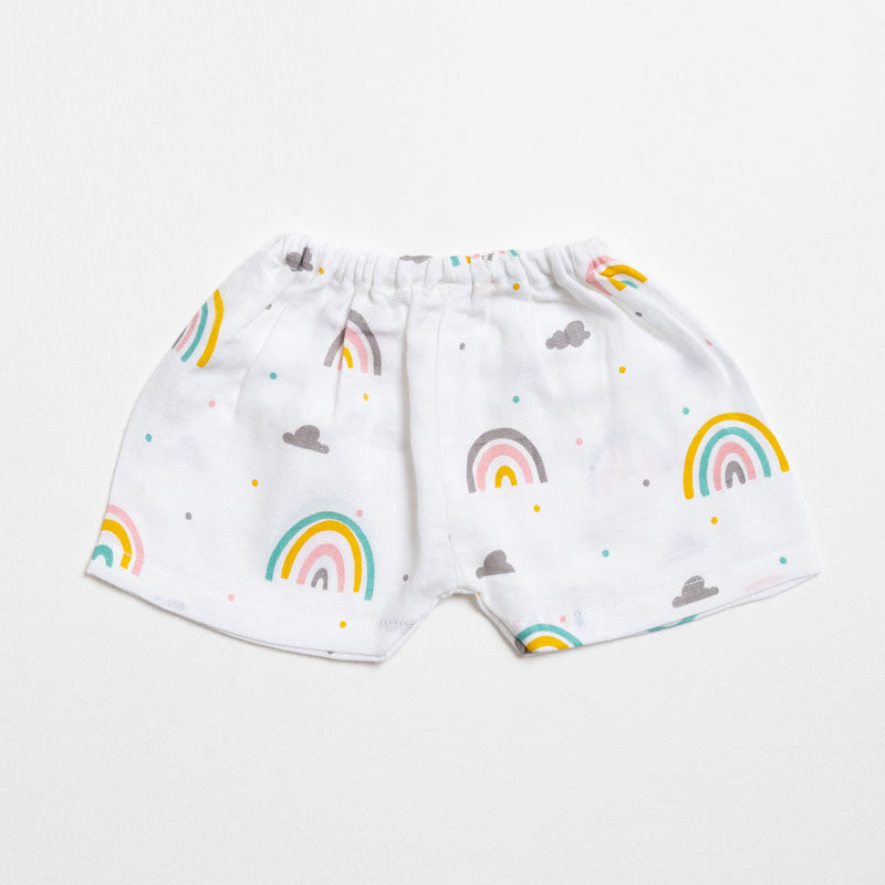 Muslin Shorts - Follow the Rainbow