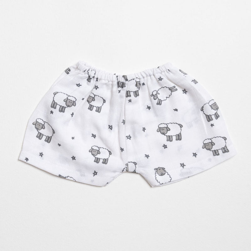 Muslin Shorts - Counting sheep