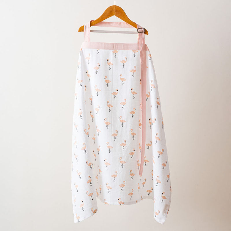 Nursing Apron - Tropical Flamingo