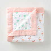 Baby Quilt - Tropical Flamingo
