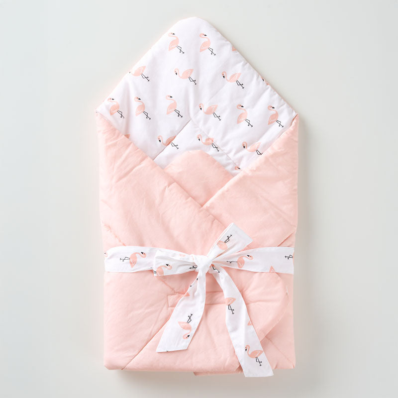 Receiving Blanket - Tropical Flamingo