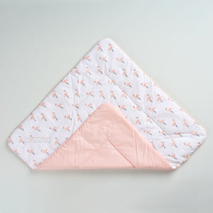 Receiving Blanket - Tropical Flamingo