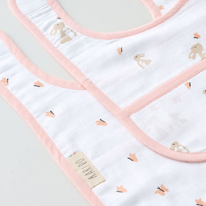 Classic Muslin Bib - Honey Bunny