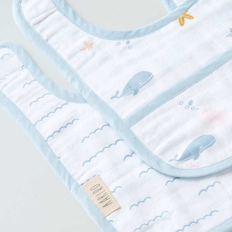 Classic Muslin Bib - Under the Sea