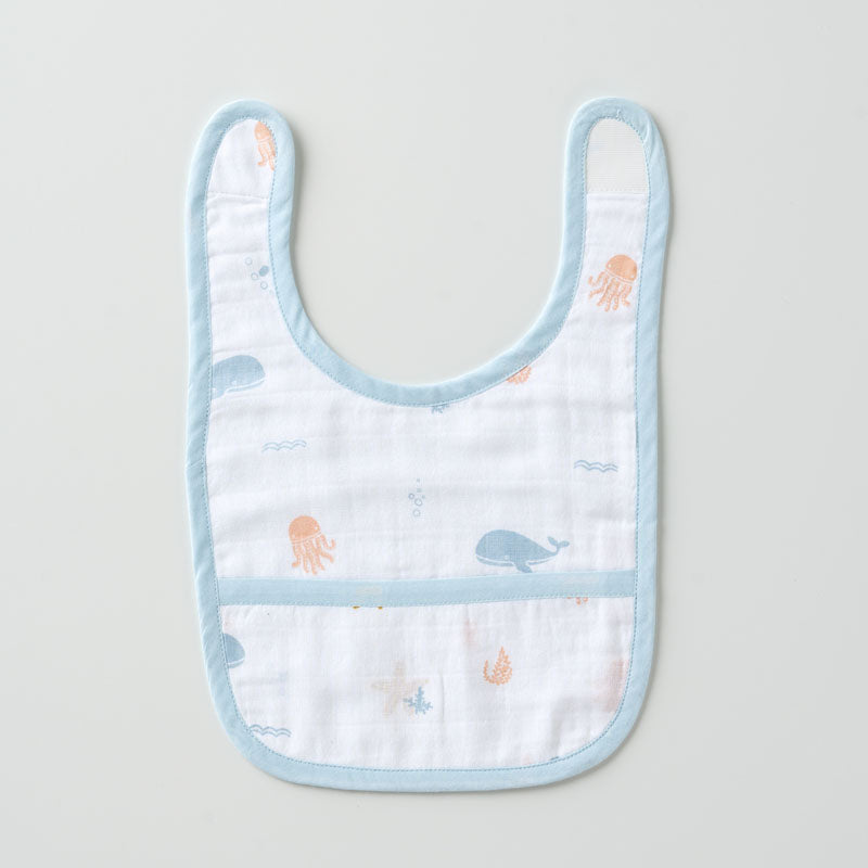 Classic Muslin Bib - Under the Sea